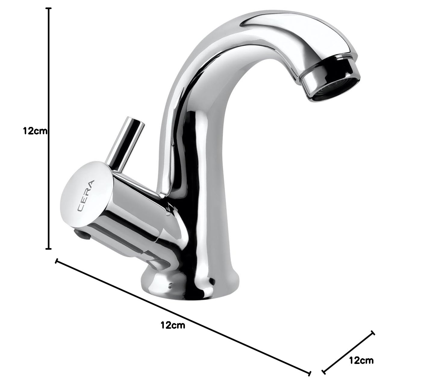 CERA - F2002104 Garnet Quarter Turn Fittings Pillar Cock (Chrome